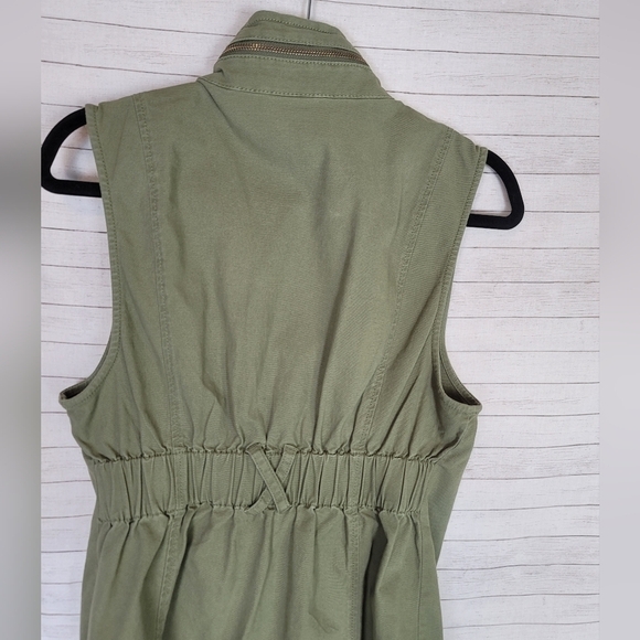 CAbi Explorer Army Utility Style Vest in Khaki Green, sz Small - Picture 10 of 15
